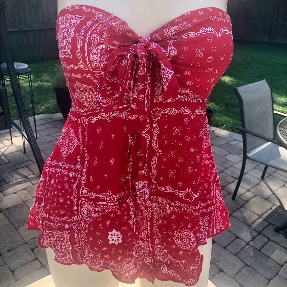 Bandana Tube Top